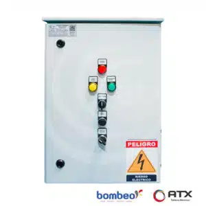 Tablero ATX para Arranque Suave | Sistema de Presión | Arrancador Inomaxtech ATS7000 | Una Bomba | 5 Hp | 220 Vac | Trifásico | ATX1B52SSP