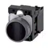 3SU1130-0AB10-1BA0 | Pulsadores Siemens | Pulsador negro + 1NA | soporte para fijación posterior | 100350560