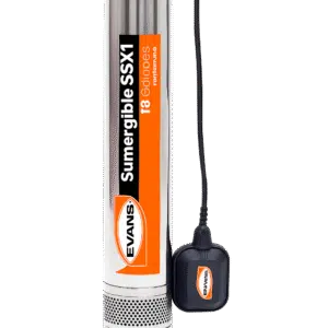 Bomba Evans | Sumergible | 1 Hp | 220 V | 6 Etapas | Acero Inox. | D 1¼" | Monofásica | 35 MCA / 16 GPM | SSX1ME100G2C-F