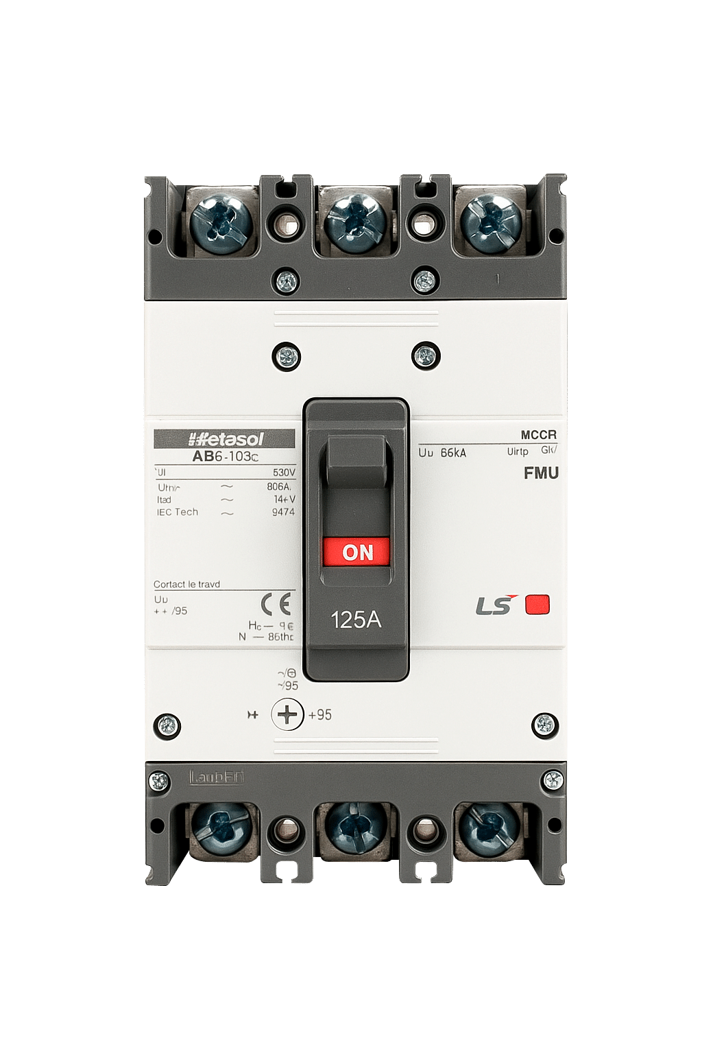 Interruptor Termomagnético Caja Moldeada LS| 30 Amp | 3 Polos | (220-440 vac) | voltaje 690 vac | ABS103c 3P30A