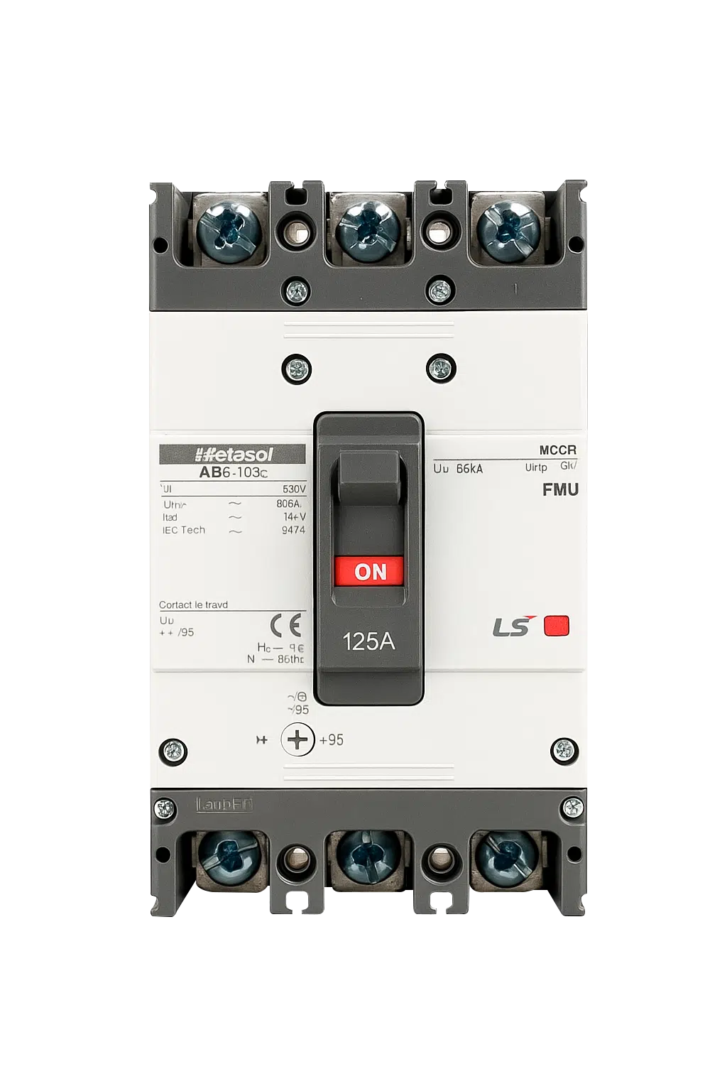 Interruptor Termomagnético Caja Moldeada LS| 30 Amp | 3 Polos | (220-440 vac) | voltaje 690 vac | ABS103c 3P30A