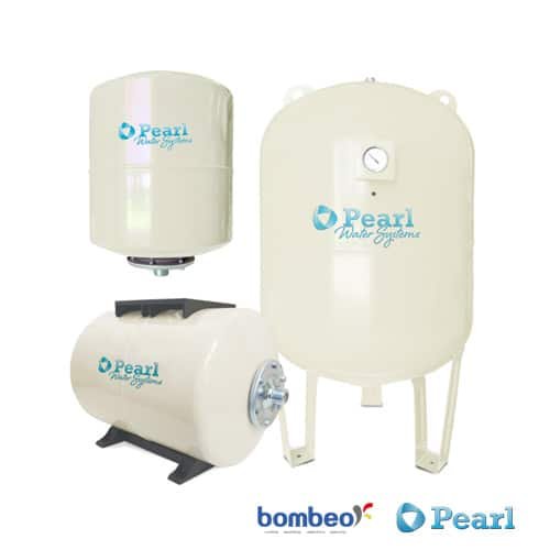 Tanque Pearl | Metálico | 100 litros | Membrana Intercambiable | 150 PSI | Horizontal | MNX 100H - Vista 3