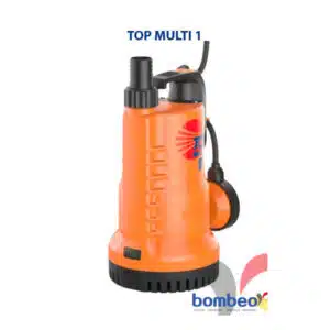Electrobombas Pedrollo | Sumergibles Agua Limpia - Multietapas | Plastico | 110 Vac | 0,5 Hp | D 1¼" | Monofásica | 20 MCA / 10 GPM | 1-10-177 TOP MULTI 1 |