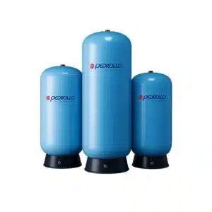 Tanque Pedrollo | Fibra de Vidrio | 200 Litros | Diafragma | Vertical | Conexion 1-1/4 Inoxidable | Diam 55cm | Altura 110cm | 4-1-16 C2N50