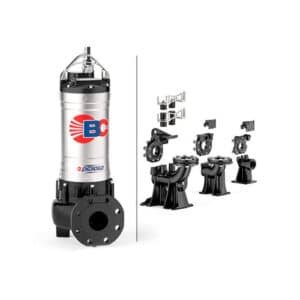 Electrobomba Pedrollo | Drenaje Aguas Negras "BICANAL" | Acero Inoxidable | 220 Vac | 7,5 Hp | D 3" | Trifásica | 20,8 MCA / 264 GPM | 1-9-119 BC 75/35