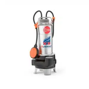 Electrobomba Pedrollo | Drenaje Agua Sucia | Acero Inoxidable | 220 Vac | 1 Hp | D 1½" | Monofásica | 8 MCA / 52 GPM | 1-9-89 Vxm 10/35ST-I