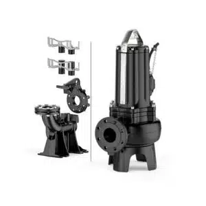Electrobomba Pedrollo | Drenaje Aguas Negras "VORTEX" | Hierro fundido | 440 Vac | 4 Hp | D 2½" | Trifásica | 5,8 MCA / 198 GPM | 1-9-105 VXC4 40/100