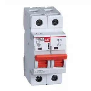 Mini Interruptor Termomagnético LS | Riel | 1 Amp | 440 Vac | 2 Polos | 10 kA / 220 V | BKN_b 2P C1