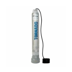 Electrobomba Tornado | Sumergible multietapa | 1.5 Hp | 220 Vac | Monofásica | Acero Inoxidable | D" 1 1/4 | 40 MCA / 14 GPM | KIN58-8/1230A