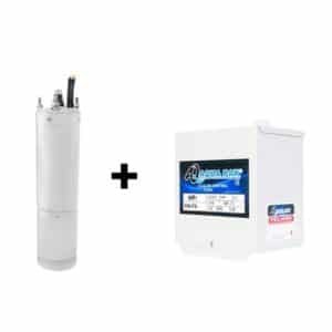 Motor + caja de control Aqua Pak | Tipo Lapicero | 1.0 Hp | 110 Vac | Monofásico | Acero Inoxidable | 11.5 Amp | MSQA4 11115