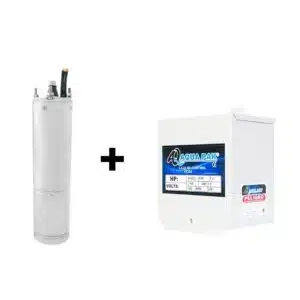 Motor + caja de control Aqua Pak | Tipo Lapicero | 1.0 Hp | 110 Vac | Monofásico | Acero Inoxidable | 11.5 Amp | MSQA4 11115