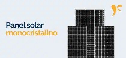 Panel solar monocristalino