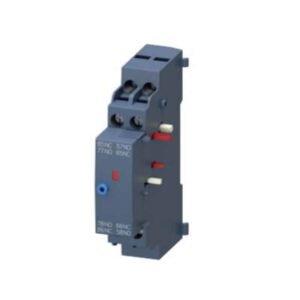 Contacto auxiliar de alarma y disparo por cortocircuito Siemens | Montaje lateral | 1NA + 1NC | 3RV2921-1M | 100176275