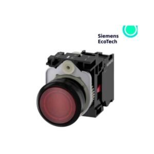 Pulsador luminoso rojo Siemens | 24 Vac/Vdc | +1NC | 3SU1152-0AB20-1CA0 | 100350601