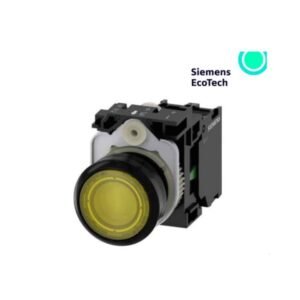 Pulsador luminoso amarillo Siemens |110 Vac | +1NA | 3SU1102-0AB30-1BA0 |100358874