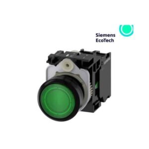 Pulsador luminoso verde Siemens |110 Vac | +1NA | 3SU1103-0AB40-1BA0 |100358875