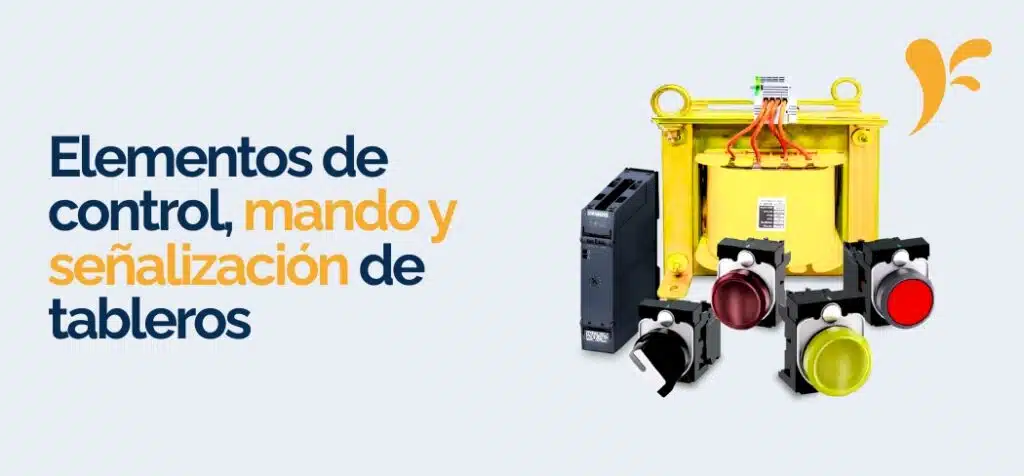 Elementos de control mando y señalización de tableros