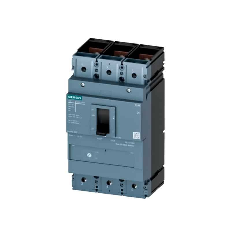 Interruptores 3 polos disparador sobrecarga regulable Siemens 3VM1340 | 280-400 Amp | LI | KA 240V 55 | 100469244 - 4EE32-0AA0 |