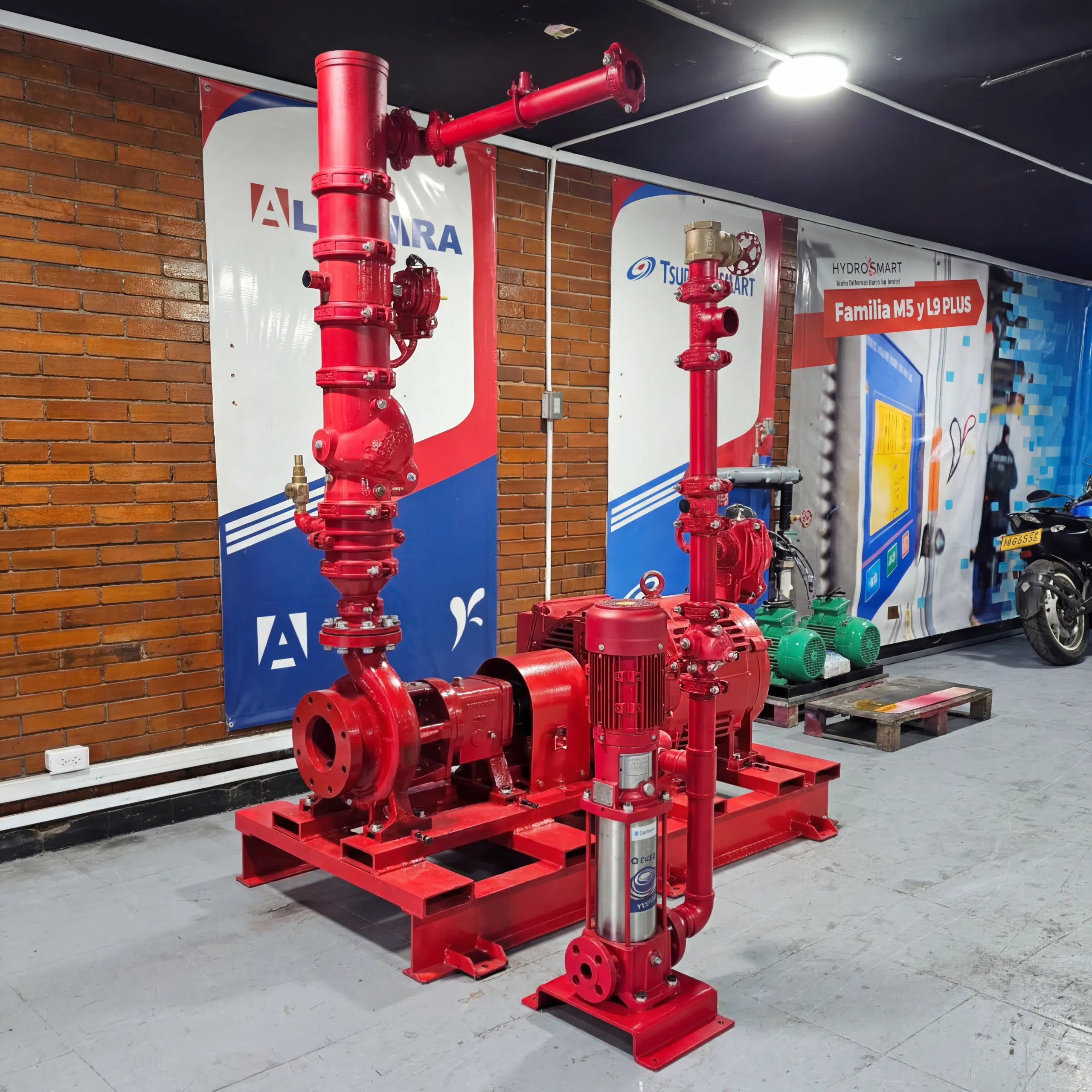 Sistema contra incendio el&eacute;ctrico NFPA20