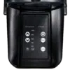 Control panel showing operating and set pressure with circular buttons for 100%, 80%, 60%, 40%, and 20%—likely a pressure device control on a black housing.