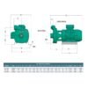 Dimensiones Barnes KE 3 150 / 200 / 250