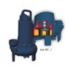 Electrobomba sumergible Barnes serie FWS-2 con corte