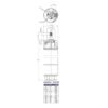 Plano de dimensiones motor sumergible KSB UMA 150